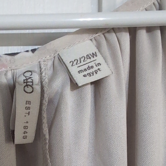 Cato Cream and Pink Floral Blouse - Picture 2 of 2